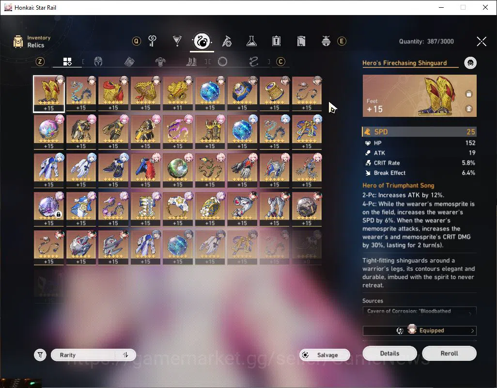 Honkai Star Rail Accounts Mid Game Asia|TL 70|12 Limited [HyacineE1,Cerydra,Feixiao]+Sign 7