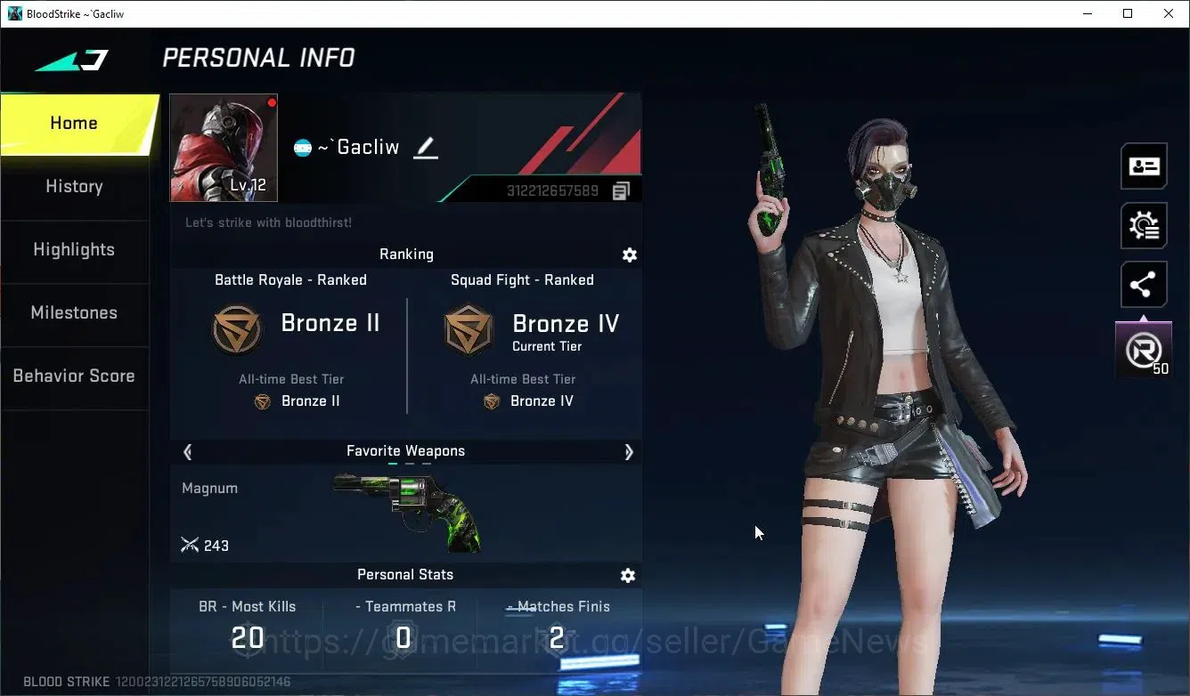 Blood Strike Accounts ASIA|7 Legendary [Nova,Ethan,M4A1,AK47,DEagle,Magn image 2