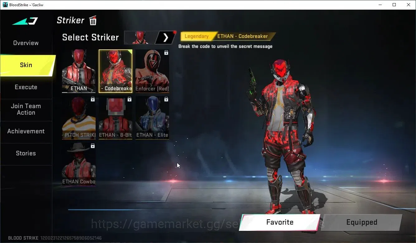 Blood Strike Accounts ASIA|7 Legendary [Nova,Ethan,M4A1,AK47,DEagle,Magn image 4