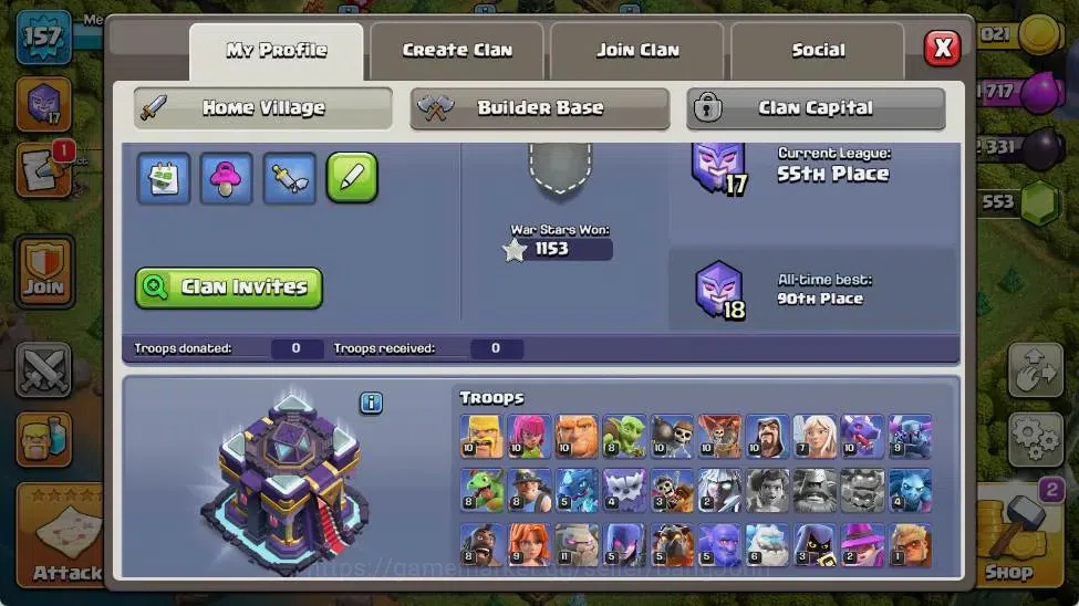 Clash of Clans Accounts Global | TH 15-BH 8 | LVL 157|HH 9|AQ 53 ,MP 41 ,G image 1