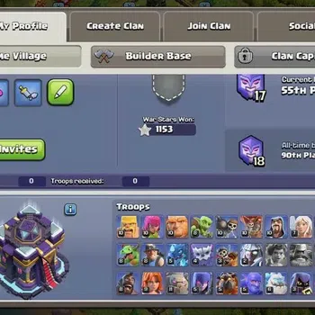 Clash of Clans High-End Global | TH 15-BH 8 | LVL 157|HH 9|AQ 53 ,MP 41 ,G image 1
