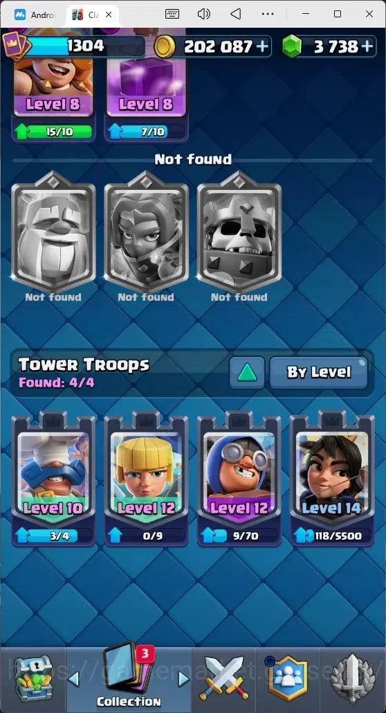 Clash Royale Accounts Mobile |Trophy 8561|8 EVO Cards|3 Hero Card|3738 G image 13
