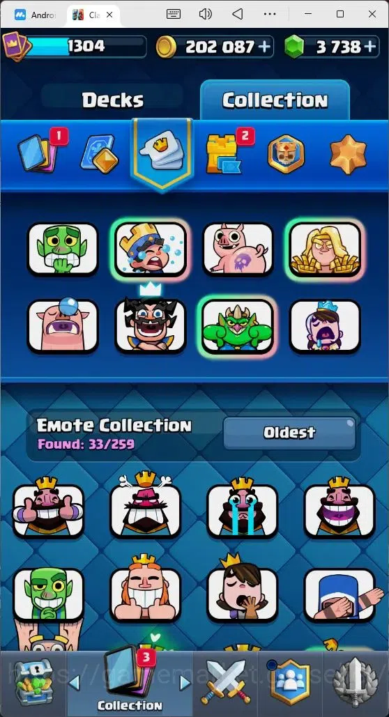 Clash Royale Accounts Mobile |Trophy 8561|8 EVO Cards|3 Hero Card|3738 G image 16