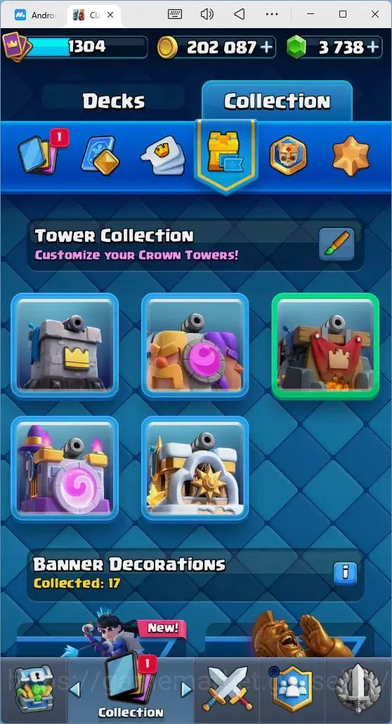 Clash Royale Accounts Mobile |Trophy 8561|8 EVO Cards|3 Hero Card|3738 G image 17