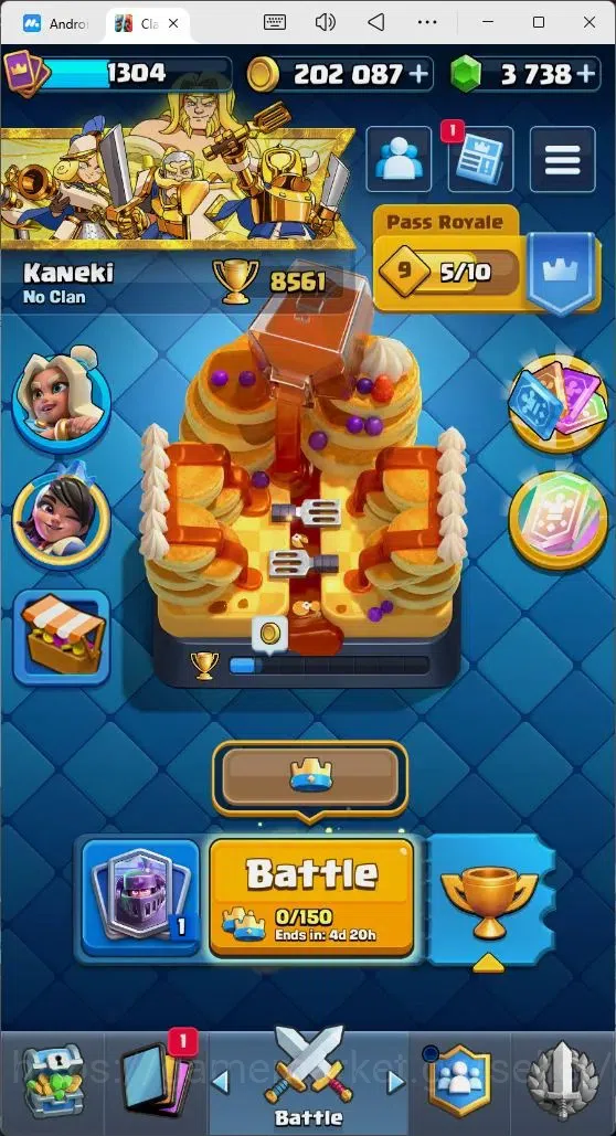 Clash Royale Accounts Mobile |Trophy 8561|8 EVO Cards|3 Hero Card|3738 G image 19