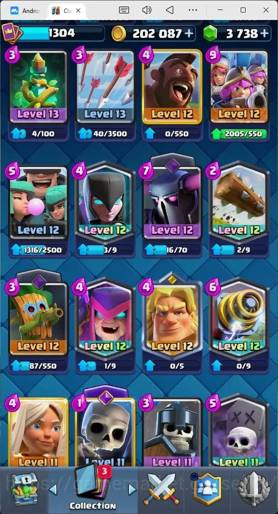 Clash Royale Accounts Mobile |Trophy 8561|8 EVO Cards|3 Hero Card|3738 G image 4