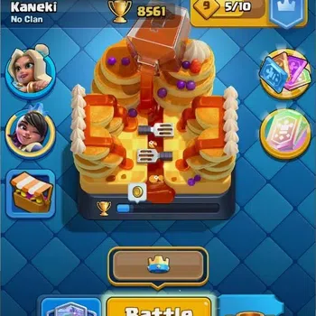 Clash Royale Accounts Midgame Mobile |Trophy 8561|8 EVO Cards|3 Hero Card|3738 Gems|202k Gold|Emote Collection 35\259