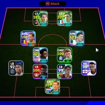 eFootball Accounts Others Android|Power 3111|Epic Edwin van der Sar,Er Cantona,Daniele Massaro,Aubameyang,Etc|ShowTime Kevin