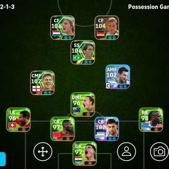 eFootball Accounts Legends & Iconic Players Mobile|PW 3131|Johan Cruyff Epic,Kaka Epic,Luis Diaz ShowT,Steven Gerrard