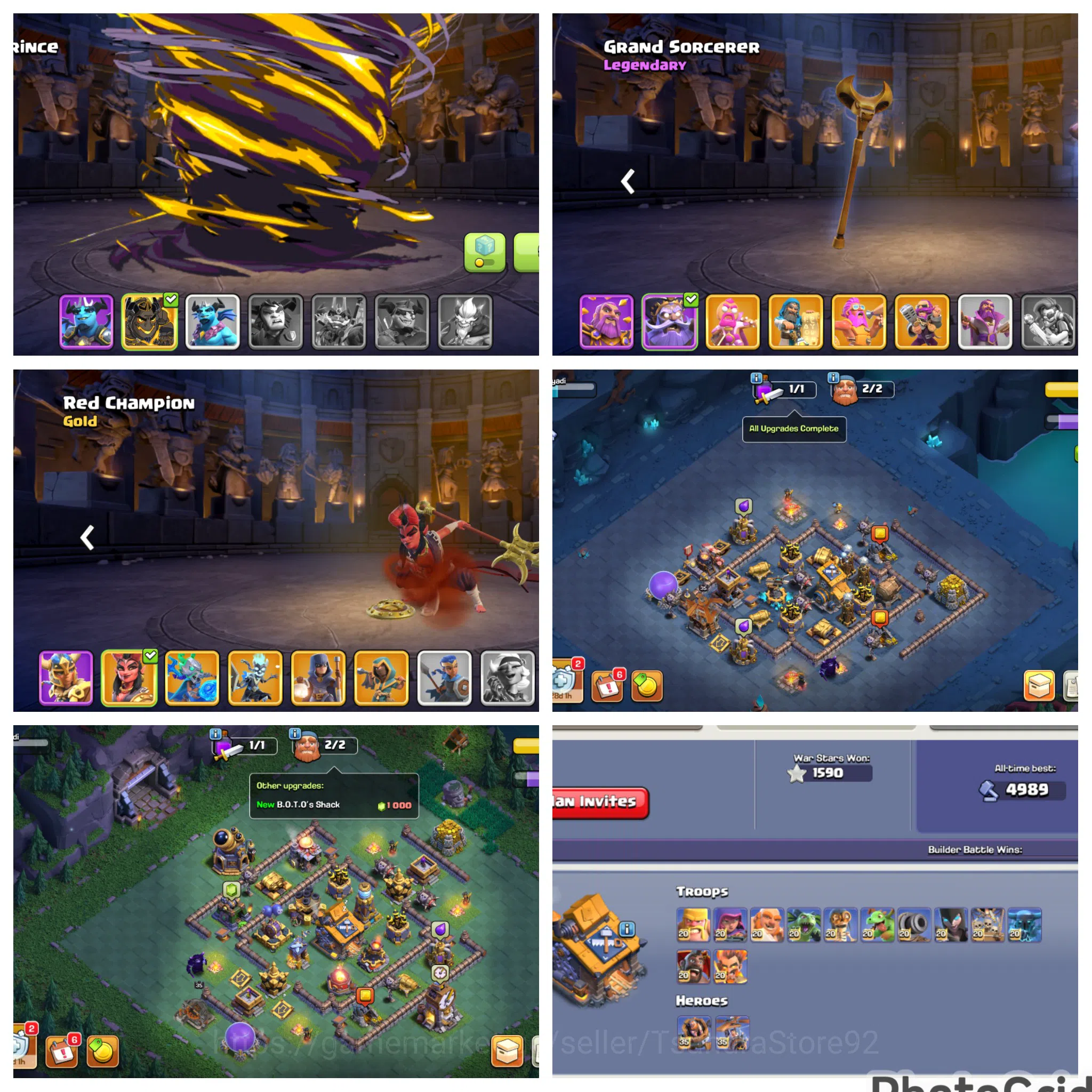 Clash of Clans Accounts SUPER DISCONT TH 17 LVL 239 BASE FULLYMAX EXCEPT T image 2
