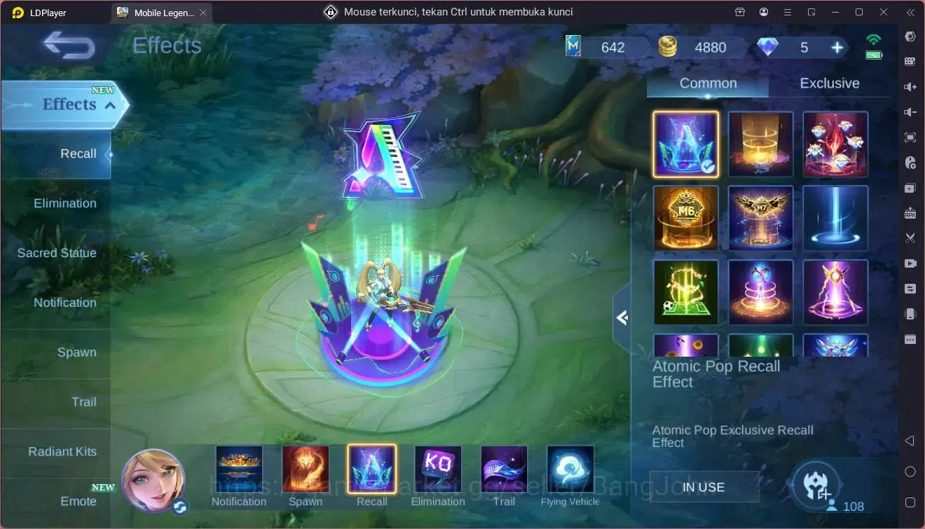 Mobile Legends: Bang Bang Accounts Collector Global|Hero 108|Skin 211|Sandrio Floryn|CC NataliaLuckybox 18
