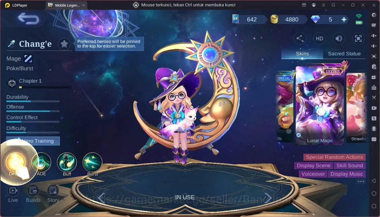 Mobile Legends: Bang Bang Accounts Collector Global|Hero 108|Skin 211|Sandrio Floryn|CC NataliaLuckybox 4