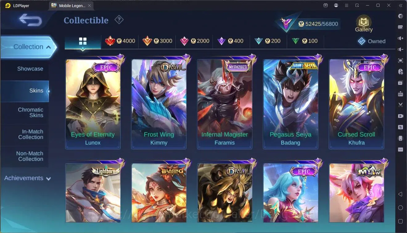 Mobile Legends: Bang Bang Accounts Collector Global|Hero 108|Skin 211|Sandrio Floryn|CC NataliaLuckybox 9