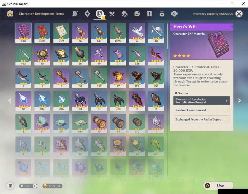 Genshin Impact Accounts ASIA|AR60|End Game Well Build|21Limited+16(*5Weapo image 10