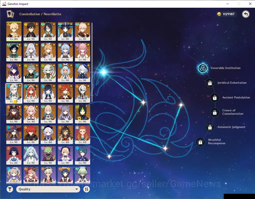 Genshin Impact Accounts ASIA|AR60|End Game Well Build|21Limited+16(*5Weapo image 16