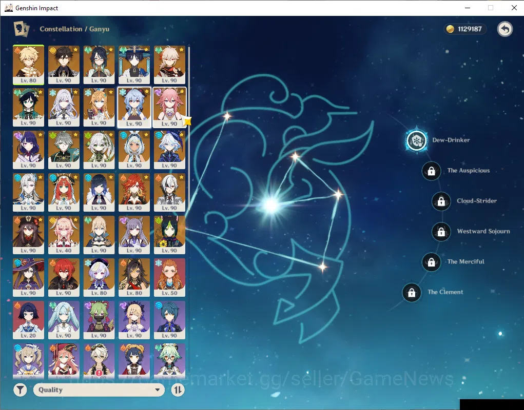 Genshin Impact Accounts ASIA|AR60|End Game Well Build|21Limited+16(*5Weapo image 20