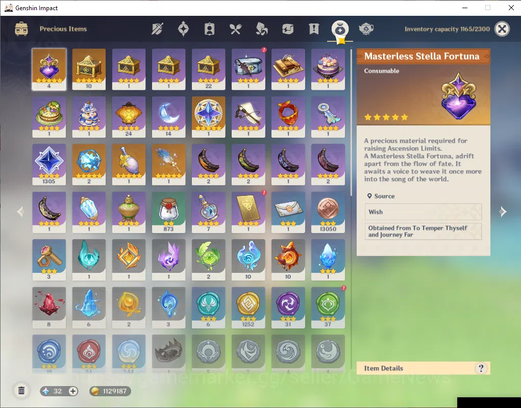 Genshin Impact Accounts ASIA|AR60|End Game Well Build|21Limited+16(*5Weapo image 7