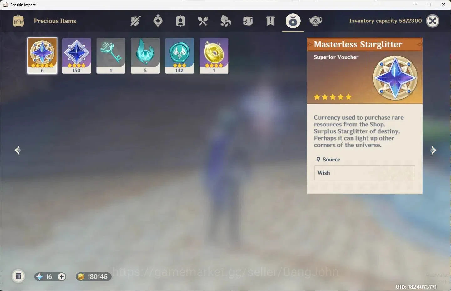 Genshin Impact Accounts Asia | AR 12| Starter| 1 Limit+1 Charsdt | Lohen | image 10