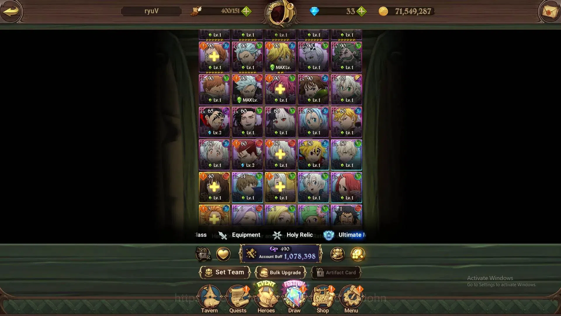 The Seven Deadly Sins: Grand Cross Accounts ASIA | 1.07M CC | 33 DM |LR Mesis 2/6 | UR DKM 1/6 image 7