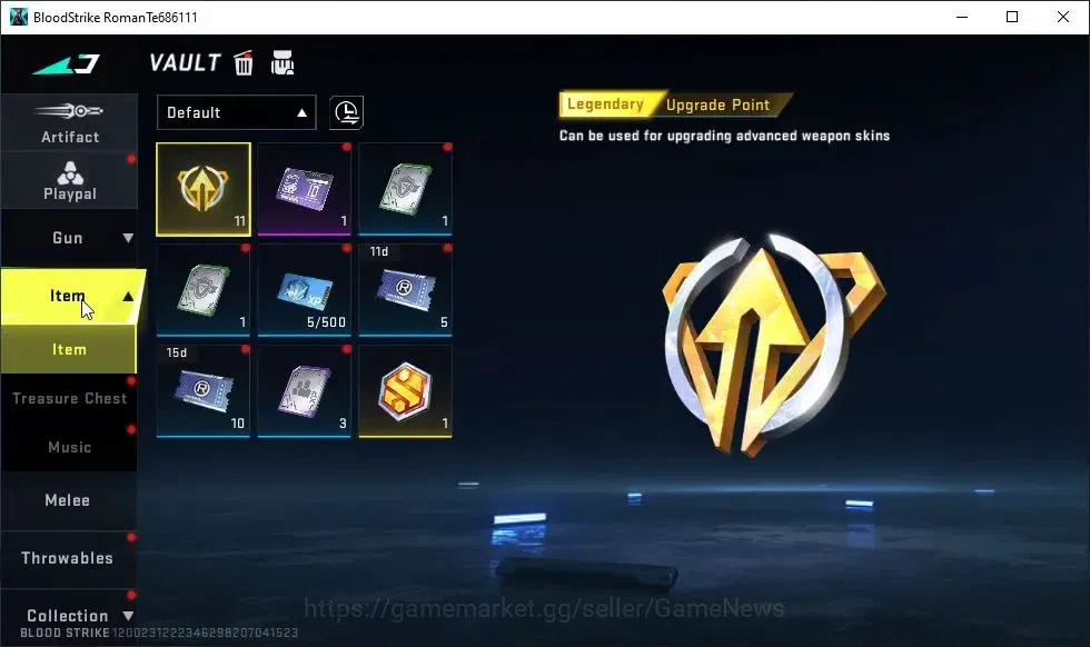 Blood Strike Accounts ASIA|ULTRA MELEE Butterfly Knife-Starfall|Collab S image 10