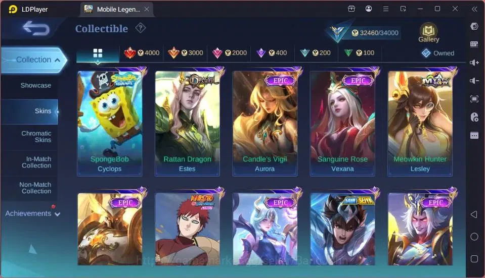 Mobile Legends: Bang Bang Accounts GLOBAL Hero 80 Skin 167|Star Kagura|Zodiac Mino|Se image 10