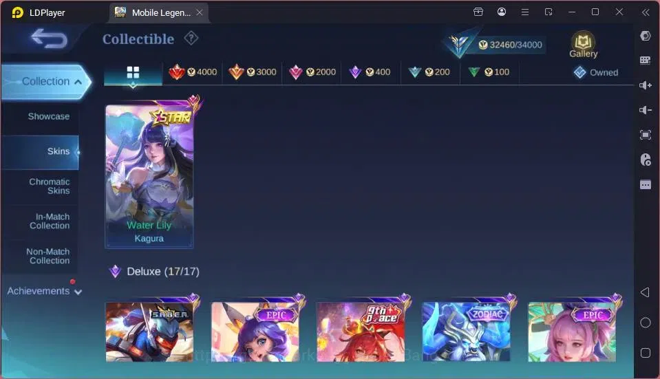 Mobile Legends: Bang Bang Accounts GLOBAL Hero 80 Skin 167|Star Kagura|Zodiac Mino|Se image 12