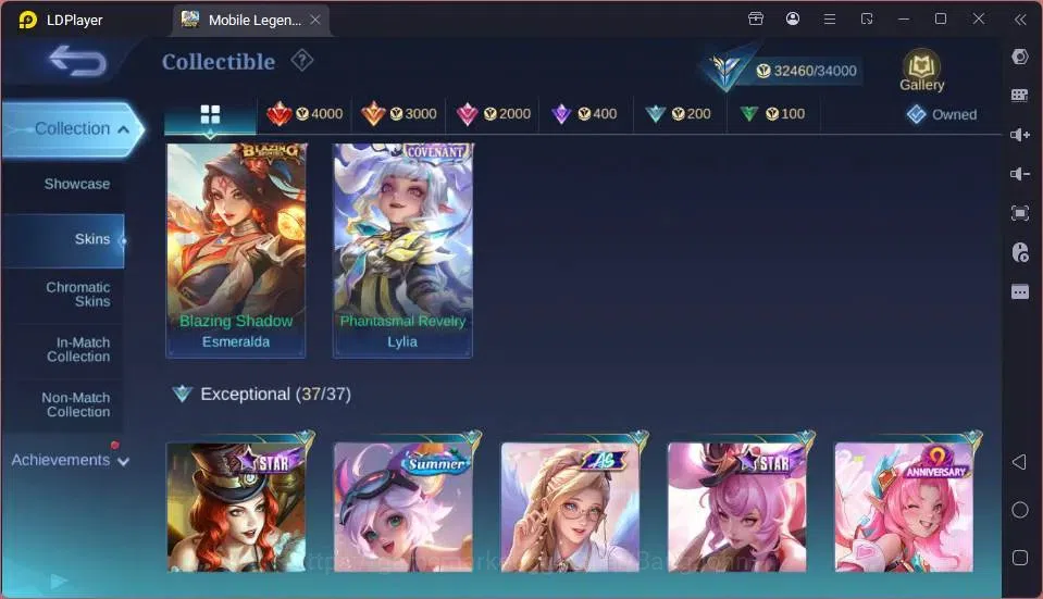 Mobile Legends: Bang Bang Accounts GLOBAL Hero 80 Skin 167|Star Kagura|Zodiac Mino|Se image 8
