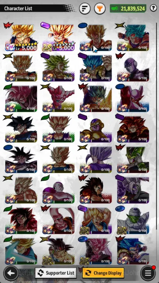 Dragon Ball Legends Accounts Android | Lvl 147 | 21.8M Total Power| 1 LR| 1 UL| image 3