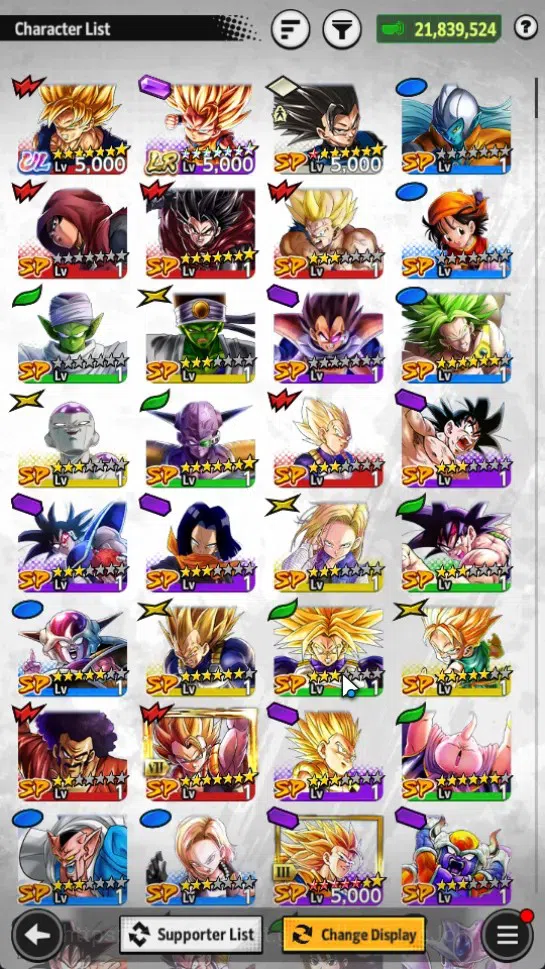 Dragon Ball Legends Accounts Android | Lvl 147 | 21.8M Total Power| 1 LR| 1 UL| image 4