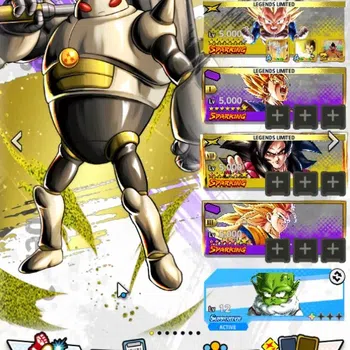 Dragon Ball Legends High-End Android | Lvl 147 | 21.8M Total Power| 1 LR| 1 UL| image 1