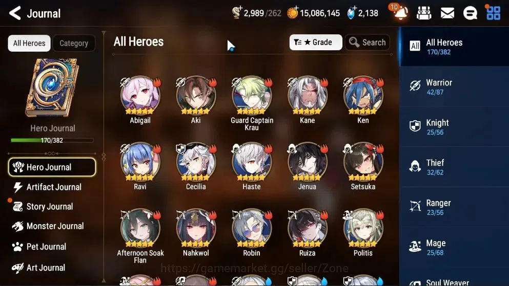Epic Seven Accounts Global Unverif|10ML (Arby, Ruele, LCB, ML Kawerik, image 2