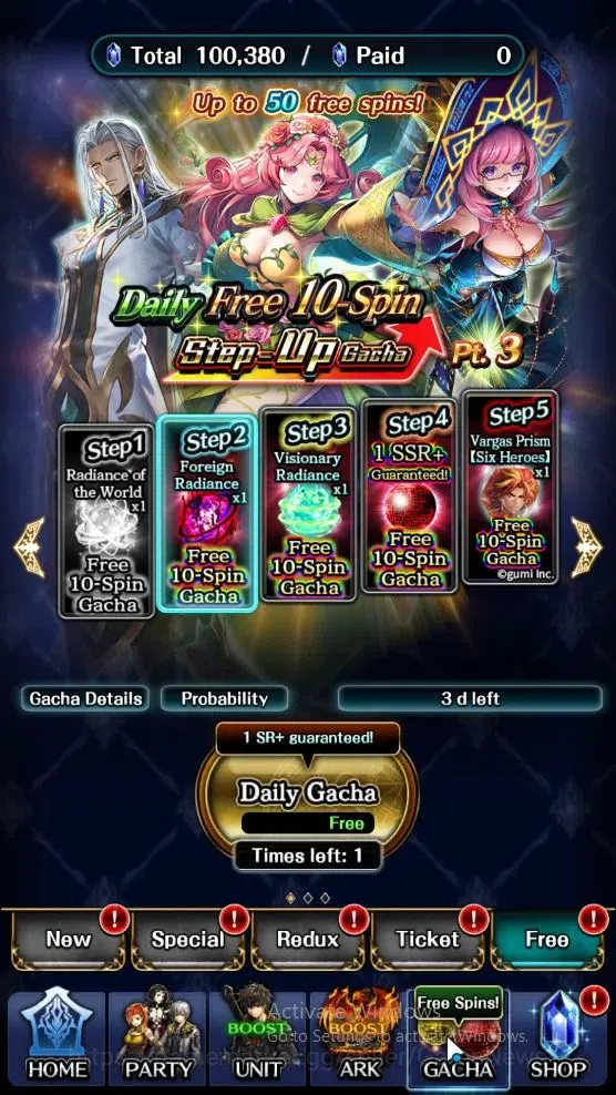 Last Cloudia Accounts Endgame GLOBAL|Rank 16|100k Crystal|Collab BraveFrontier (G Tilith,FG Vargas)+Top Tier Unit (Goddess 6