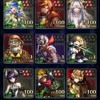 Last Cloudia Accounts Endgame GLOBAL|Rank 16|100k Crystal|Collab BraveFrontier (G Tilith,FG Vargas)+Top Tier Unit (Goddess