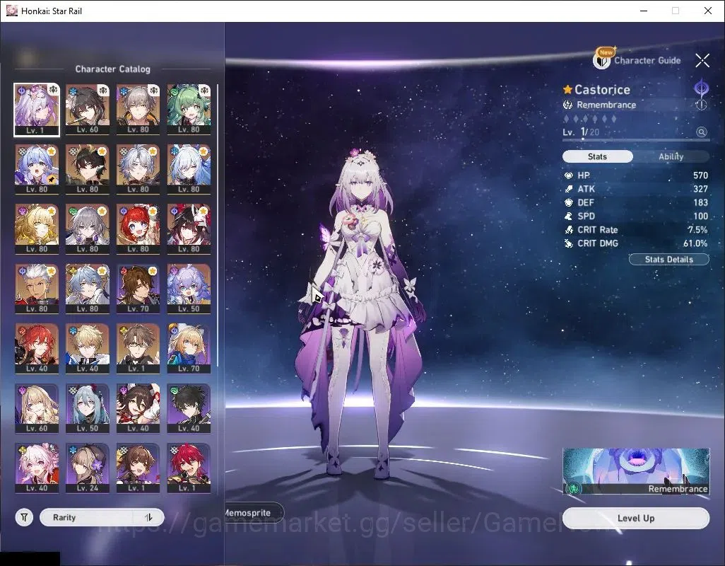 Honkai Star Rail Accounts Asia|TL 68|12 Limited|[Aglaea,Archer]+Sign,Castori image 4