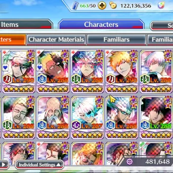 Bleach: Brave Souls Accounts Others [GLOBAL]Fresh ALL Story|TYBW26 Byakuya,Rukia,Ichigo,11th GrimJow,New Ichigo,TYBW25