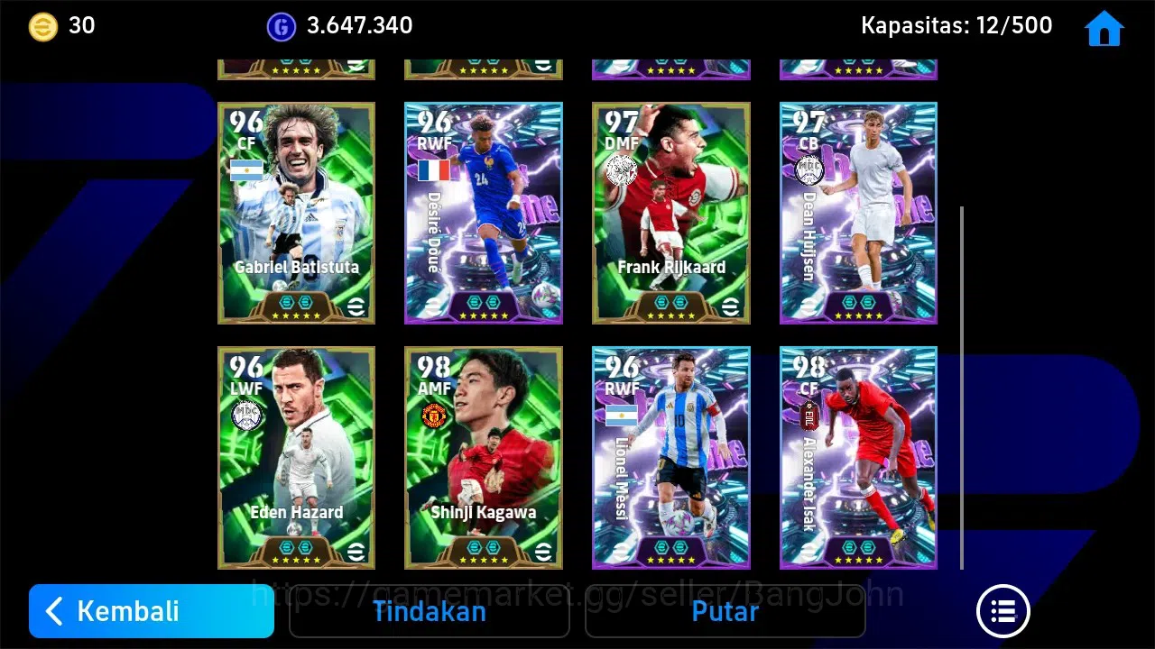 eFootball Accounts Legends & Iconic Players ANDROID|PW 3159|Epic D Barbatov, F Rijkaard, A Shevchenko|2026|EFB1312B 3