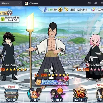 Bleach: Brave Souls Accounts High-End Global |103K BP+10K Orb|Fresh Story|Tenjiro TYBW24,Zangetsu Spd,Aizen6th,Yachiru