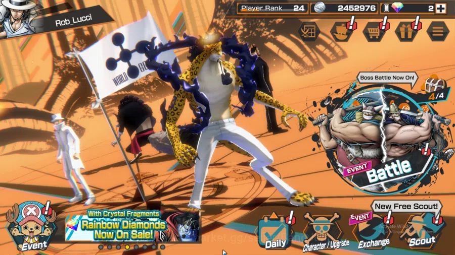 One Piece Bounty Rush Accounts GLOBAL |EX 3 | Borsalino, Awaken Lucci, Captain Ko image 2