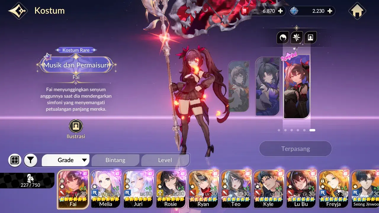 Seven Knights Re:Birth Accounts Global|4EX7(FaiTC1,Melia,Juri,Rosie)Leg Costume(Ye image 2