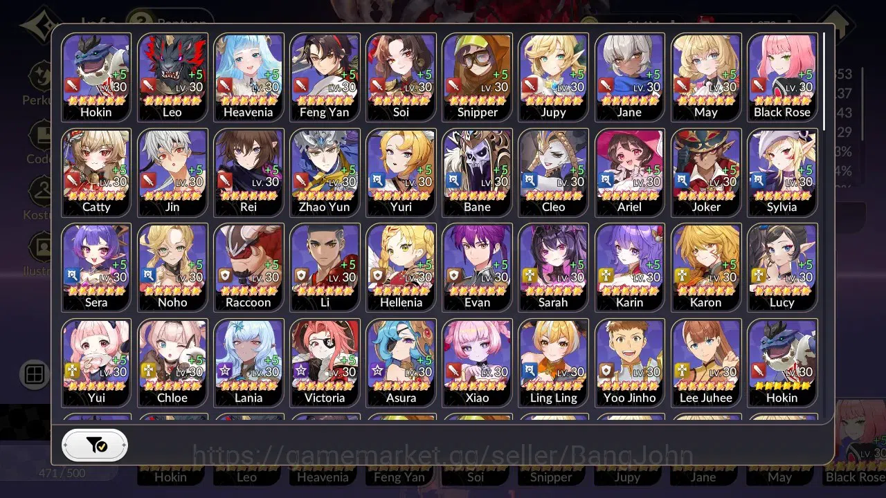 Seven Knights Re:Birth Accounts Global|4EX7(FaiTC1,Melia,Juri,Rosie)Leg Costume(Ye image 20