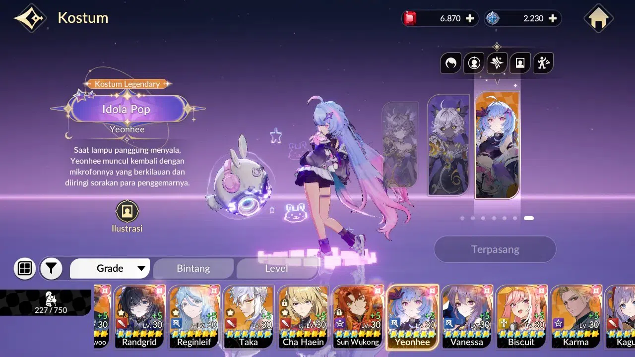 Seven Knights Re:Birth Accounts Global|4EX7(FaiTC1,Melia,Juri,Rosie)Leg Costume(Ye image 3