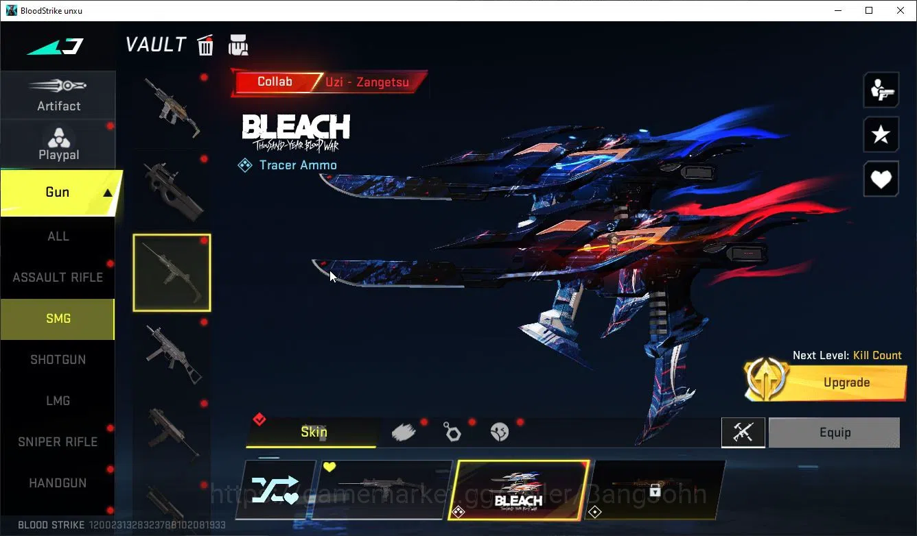 Blood Strike Accounts Collab Uzi Bleach | Collab Spike Bleach + Collab E image 4