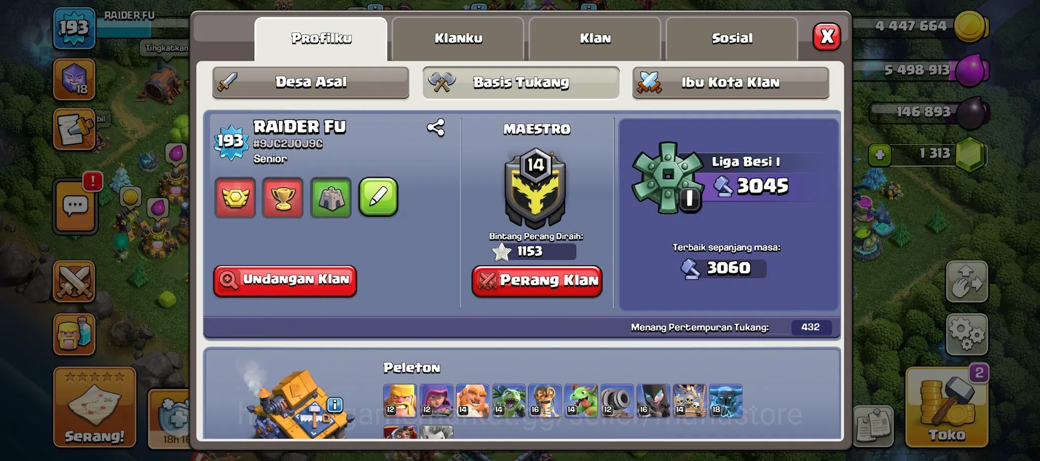 Clash of Clans Accounts TH14 | Max AQ 90 & GW 65, BK 84 & RC 39, 10 Pets u image 2