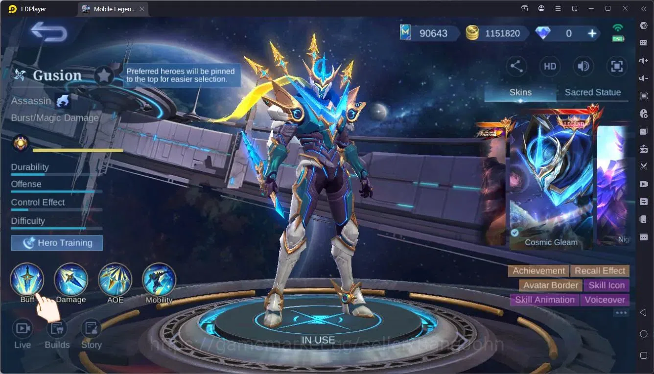 Mobile Legends: Bang Bang Accounts Global|Hero 132|Skin 515|MEGA|Legend Alu,Freya,GS, image 6