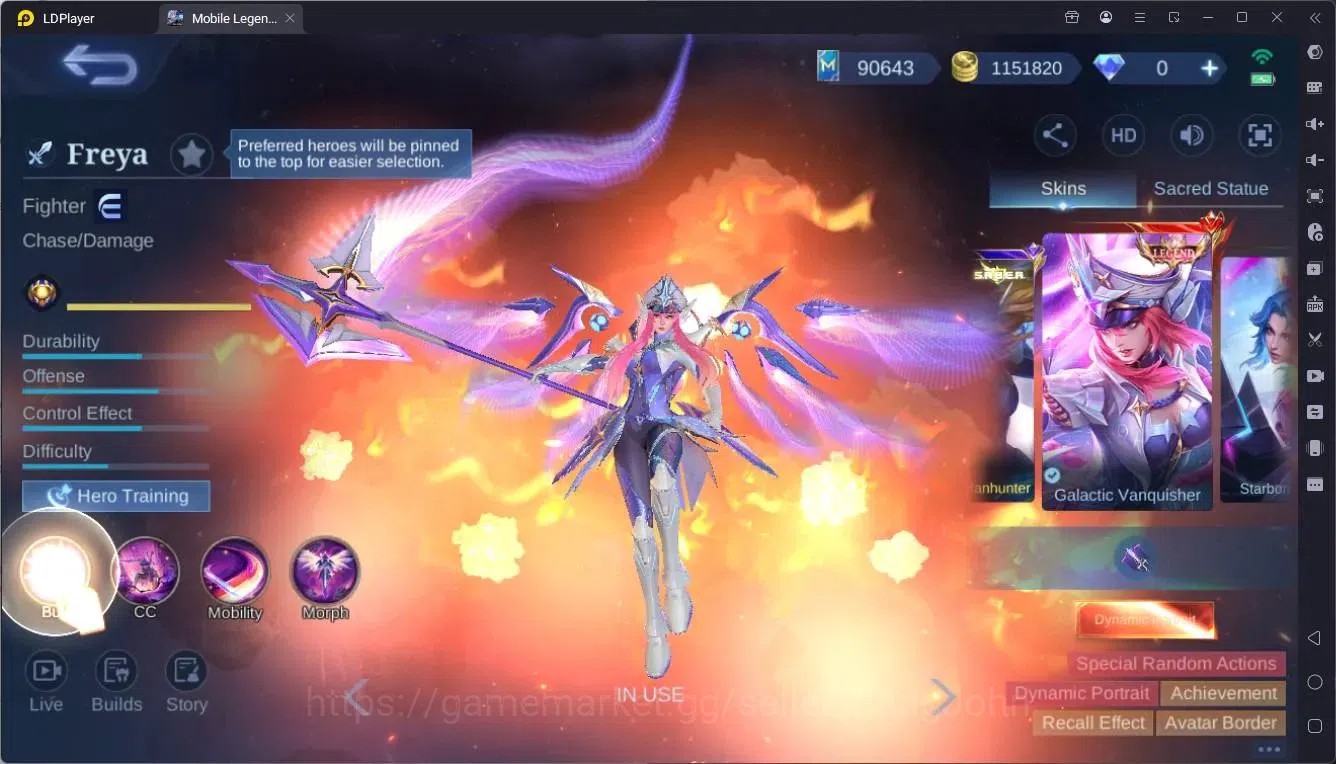 Mobile Legends: Bang Bang Accounts Global|Hero 132|Skin 515|MEGA|Legend Alu,Freya,GS, image 8
