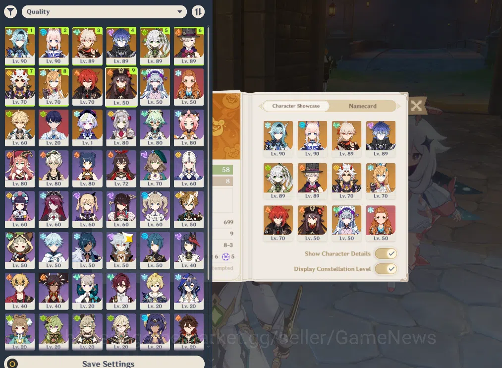 Genshin Impact Accounts ASIA|AR 58|9 Limited +9(*5Weapon)|(EulaC2,LineyR2, image 2