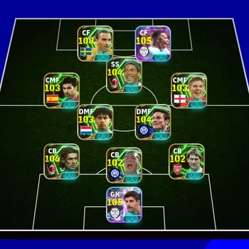 eFootball Accounts Legends & Iconic Players eFootball PES2027 | 3220 Collective Strength | 108 OVR CF | 105 OVR Attack