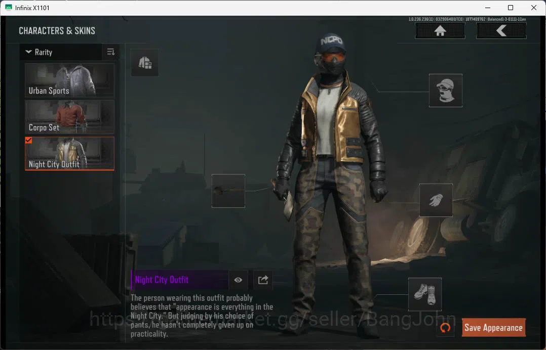 Arena Breakout Accounts MOBILE| LV 30 | SV 21M | CV 16M| Char Skin Night c image 11