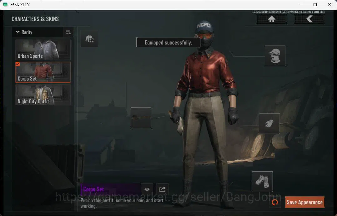 Arena Breakout Accounts MOBILE| LV 30 | SV 21M | CV 16M| Char Skin Night c image 12