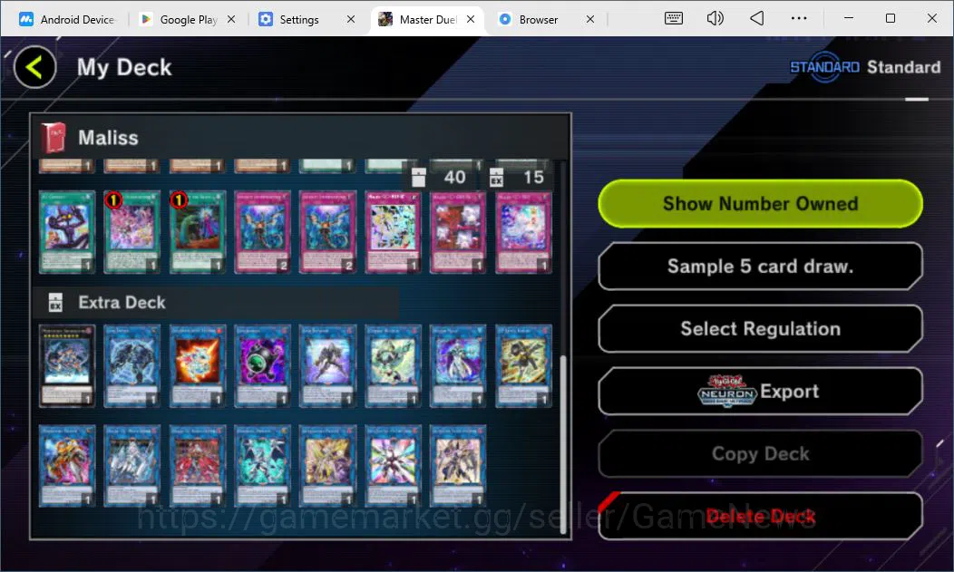 Yu-Gi-Oh! Master Duel Accounts Lv 18 | 20 Deck |VSK9,DragonMaid,Yummy,Maliss,Drac image 13